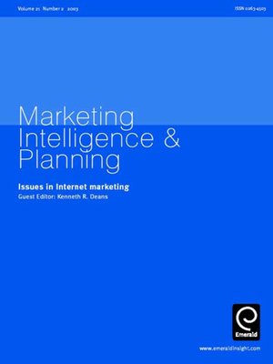 cover image of Marketing Intelligence & Planning, Volume 21, Issue 2